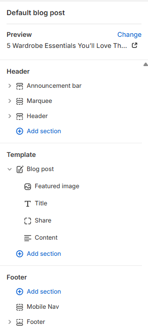 Shopify Theme Installation Screenshot