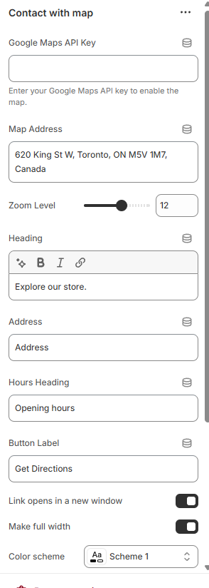 Shopify Theme Installation Screenshot