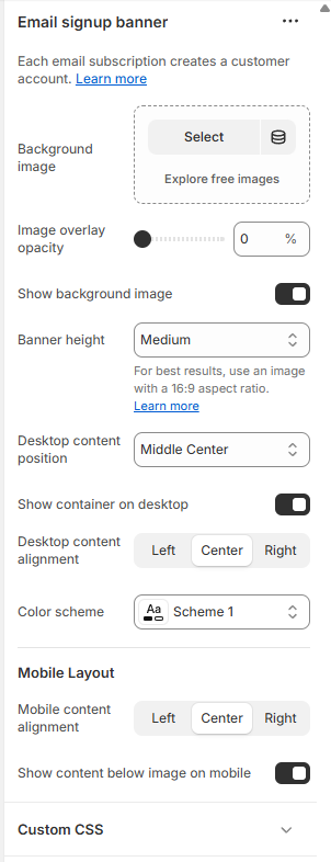 Shopify Theme Installation Screenshot