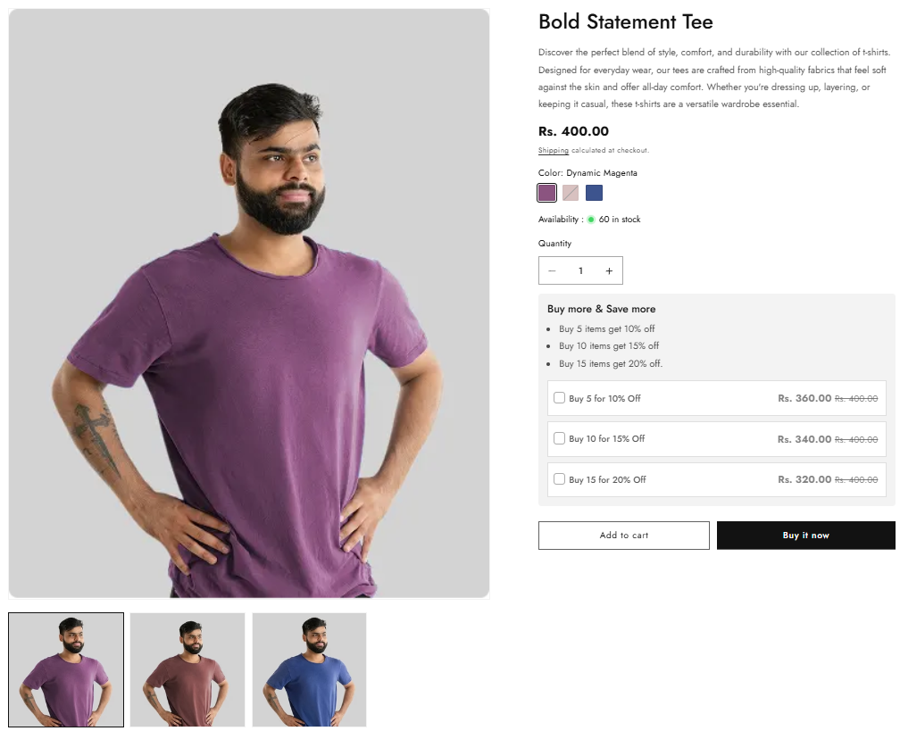 Shopify Theme Installation Screenshot