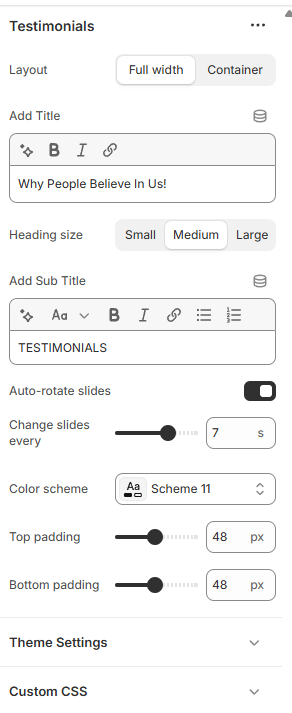 Shopify Theme Installation Screenshot
